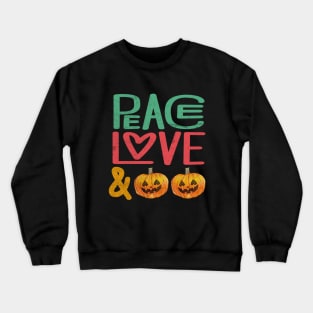 Peace Love Pumpkin Crewneck Sweatshirt